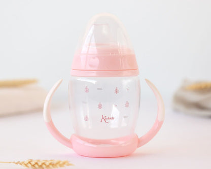 Taza de aprendizaje hojas 270 ml de Kiokids