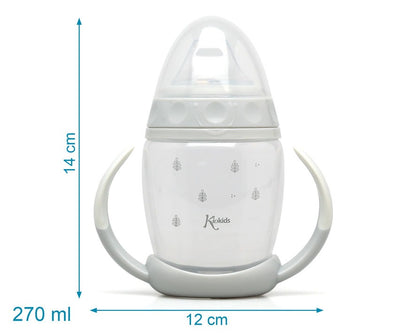 Taza de aprendizaje hojas 270 ml de Kiokids