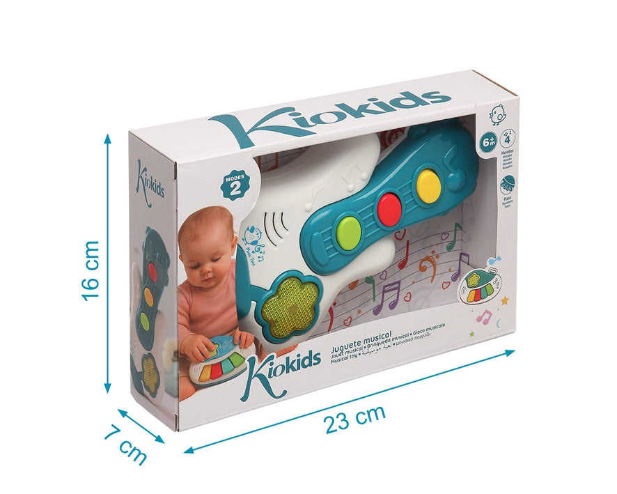 GUITARRA MUSICAL PARA BEBÉS CON LUCES Y MELODÍAS KIOKIDS
