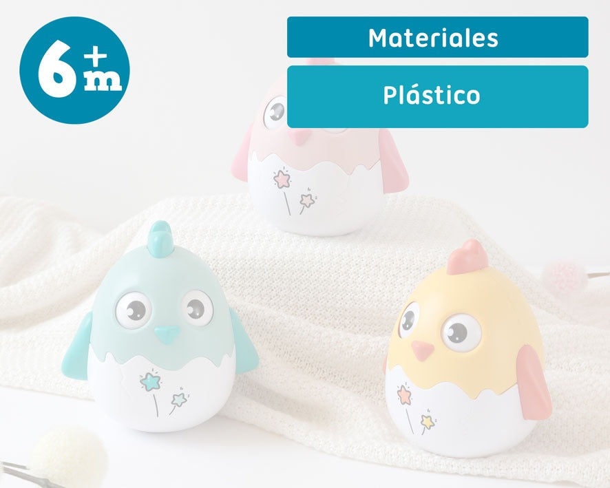Juguete Tentetieso Pollito Surtido Kiokids