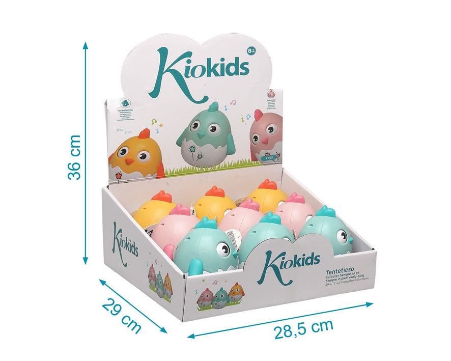 Juguete Tentetieso Pollito Surtido Kiokids