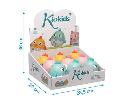 Juguete Tentetieso Pollito Surtido Kiokids