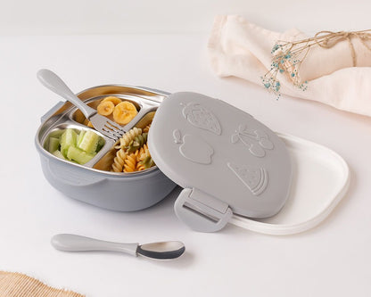 CAJA ALMUERZO ACERO INOXIDABLE KIOKIDS