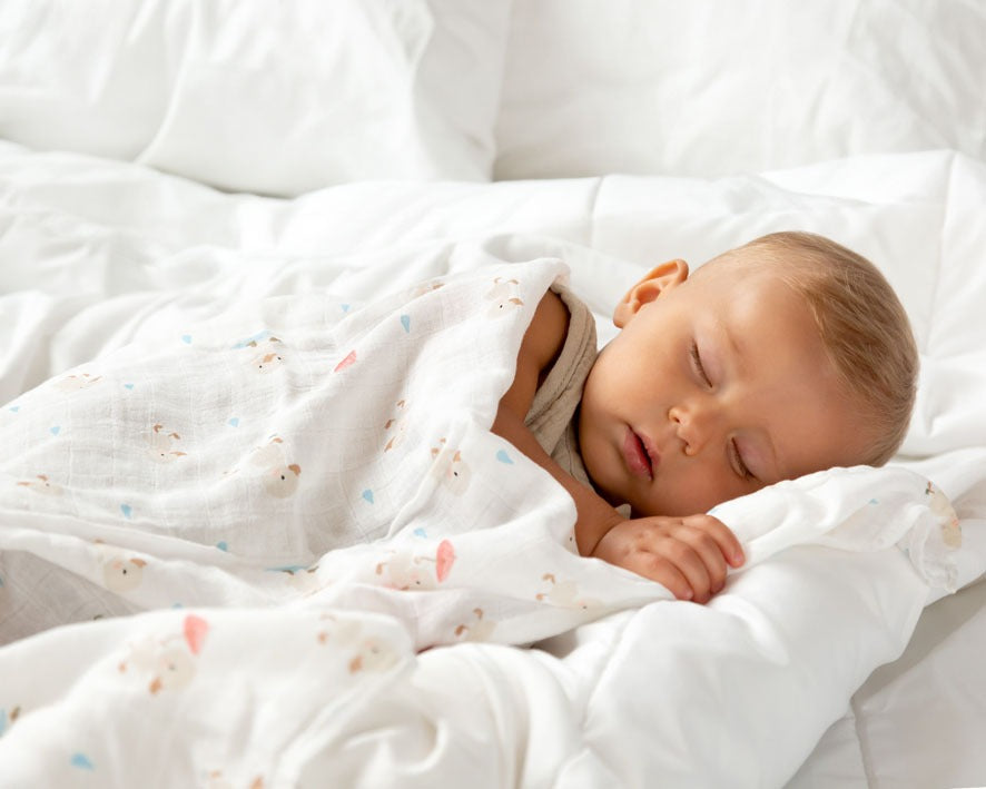 Muselina Bambú Patitos 120x120 Kiokids