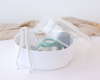 Esterilizado para microondas con pinzas Kiokids