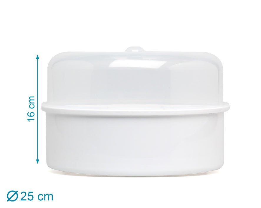 Esterilizado para microondas con pinzas Kiokids