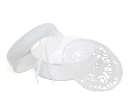Esterilizado para microondas con pinzas Kiokids