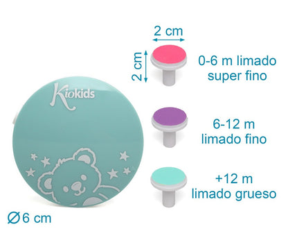 Set de manicura eléctrico para bebés Kiokids