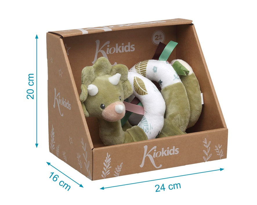 Espiral de Actividades Peluche Dinosaurio Kiokids