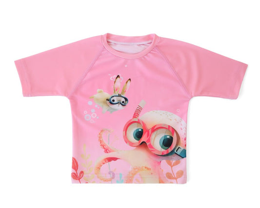 Camiseta de baño para bebé con protección solar UPF50+ Kiokids