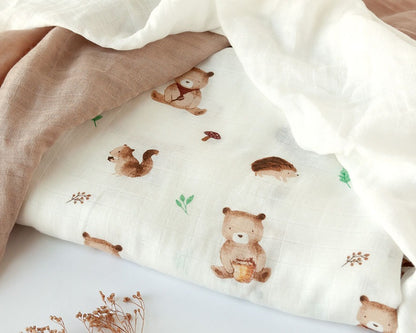 Pack 3 Gasitas 70x70cm de Bambú Kiokids