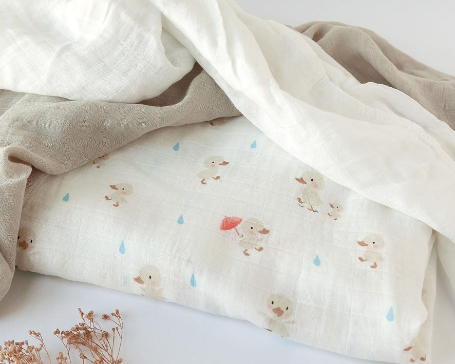 Pack 3 Gasitas 70x70cm de Bambú Kiokids