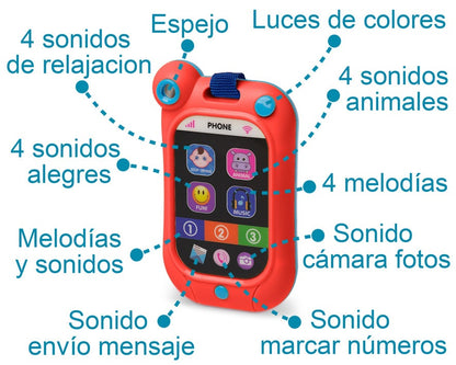 Teléfono Musical de Juguete Para Bebes de Kiokids