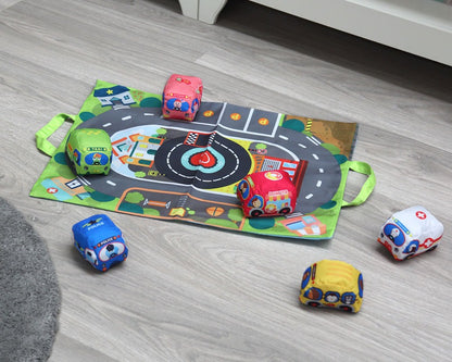 Mantita Circuito con Coches Para Bebes de Kiokids