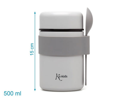 Termo Papillero Acero Inoxidable con Cuchara de Kiokids