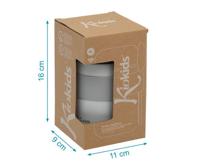 Termo Papillero Acero Inoxidable con Cuchara de Kiokids