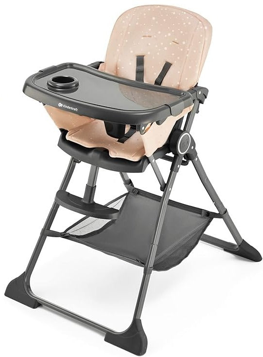 Kinderkraft FOLDEE Trona Bebé, ergonómica, cómoda, reclinable, plegable