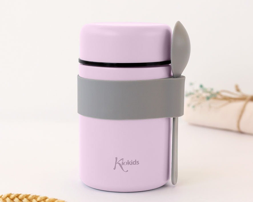 Termo Papillero Acero Inoxidable con Cuchara de Kiokids