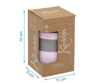 Termo Papillero Acero Inoxidable con Cuchara de Kiokids