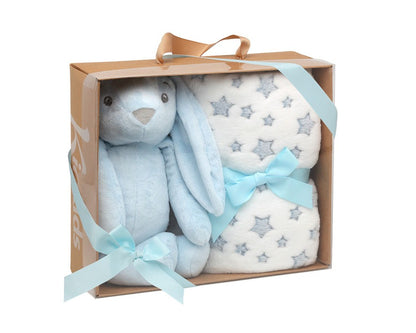 Set Peluche Conejito con Manta Polar de Kiokids
