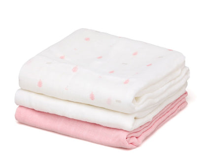 Pack 3 Gasitas 70x70cm de Bambú Kiokids