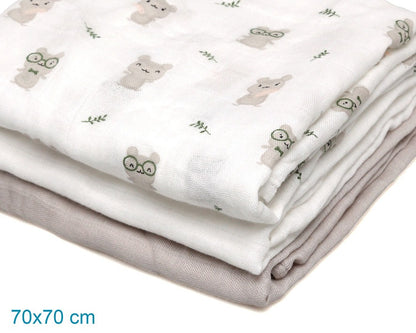 Pack de 3 Juntas de Bambu 70x70cm Kiokids