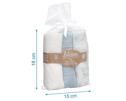 Pack de 3 Juntas de Bambu 70x70cm Kiokids