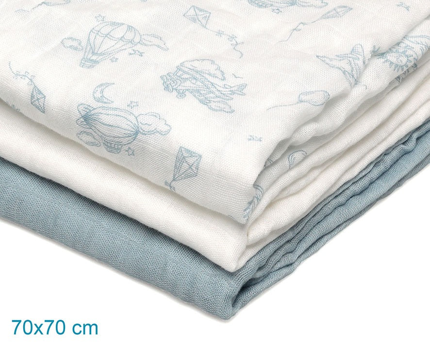 Pack de 3 Juntas de Bambu 70x70cm Kiokids