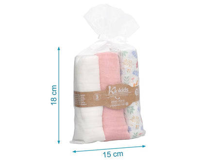 Pack de 3 Juntas de Bambu 70x70cm Kiokids