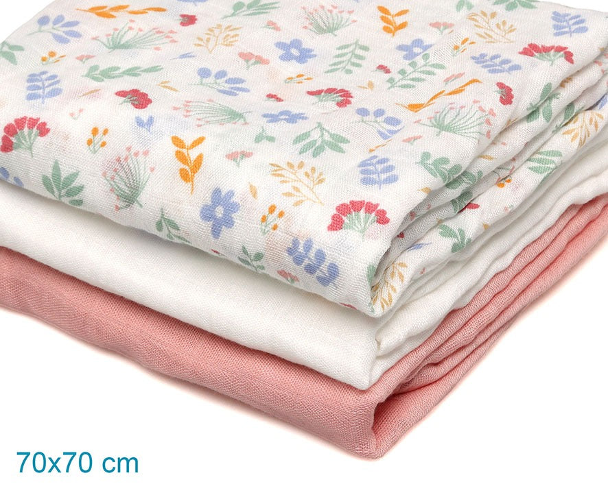 Pack de 3 Juntas de Bambu 70x70cm Kiokids