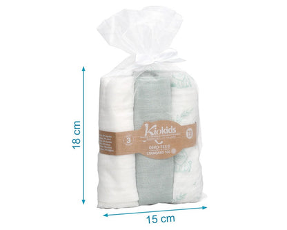 Pack de 3 Juntas de Bambu 70x70cm Kiokids