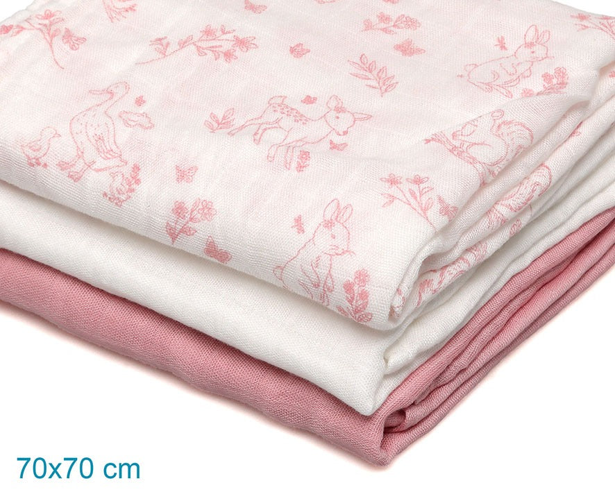 Pack de 3 Juntas de Bambu 70x70cm Kiokids