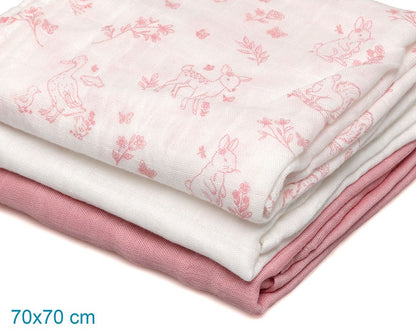 Pack de 3 Juntas de Bambu 70x70cm Kiokids