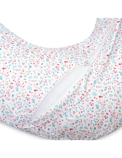 Almohada Lactancia Modelo  Petalos Flores Rosa Interbaby