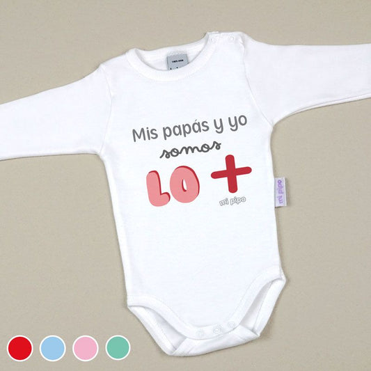 Babidu Body Divertido Mis Papás y Yo somos lo + de mi pipo