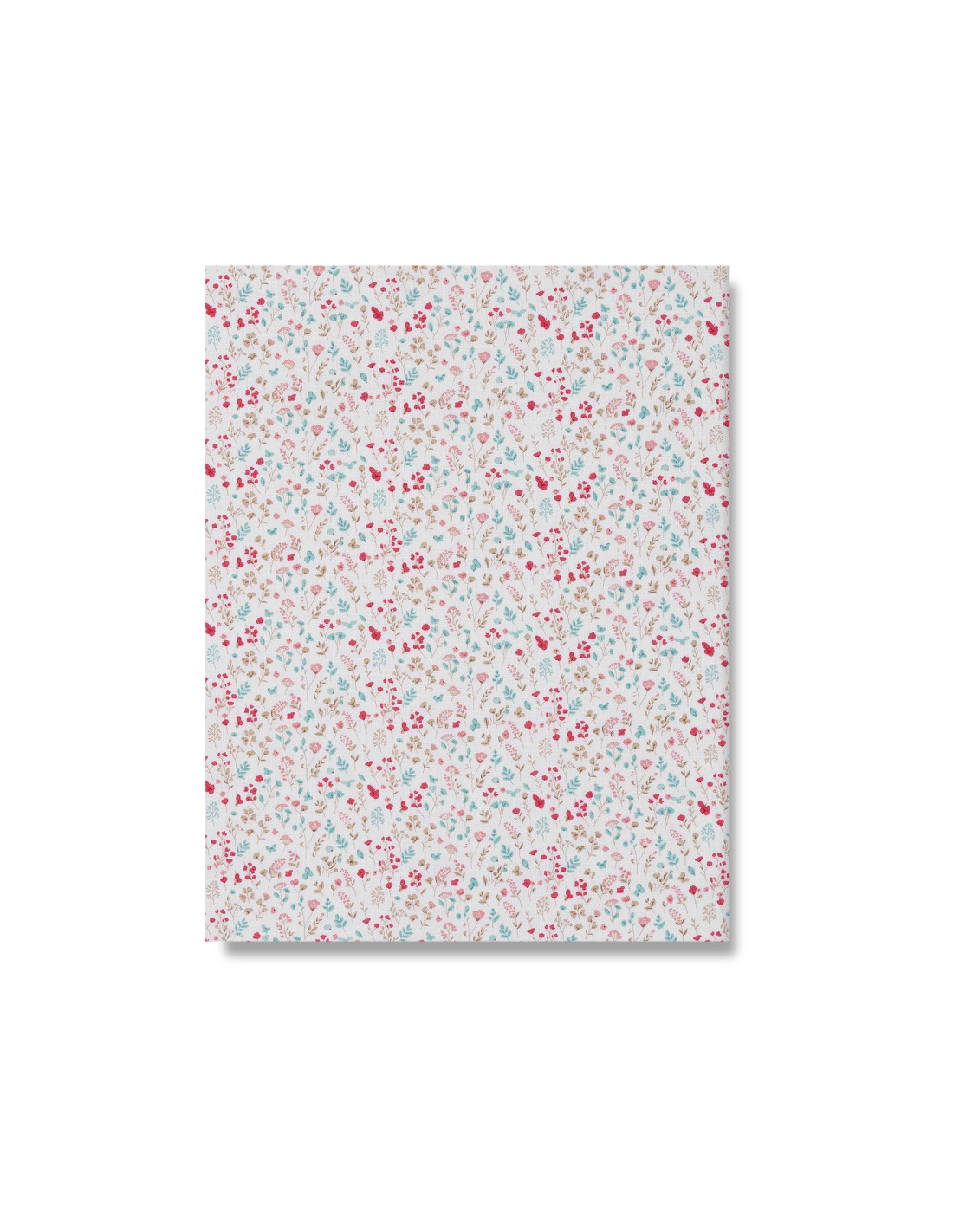 Bajera Estampada Cuna 100% Algodon Modelo Flores Petalos Rosa Interbaby