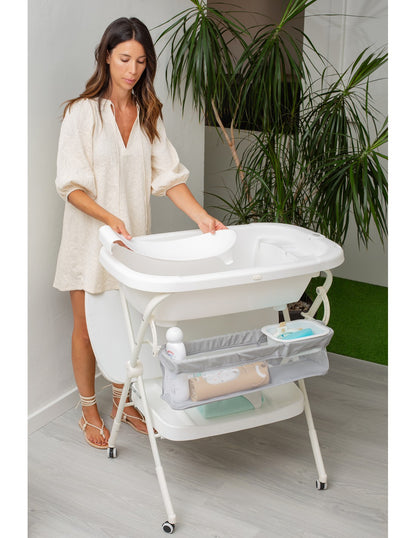 Bañera con Cambiador+Patas Modelo Estrellas Interbaby