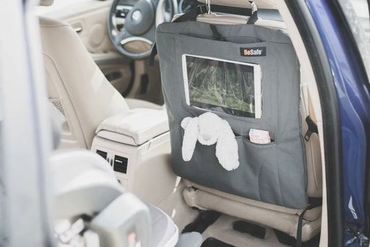 Protector de asiento delantero con bolsillo para tablet de BeSafe