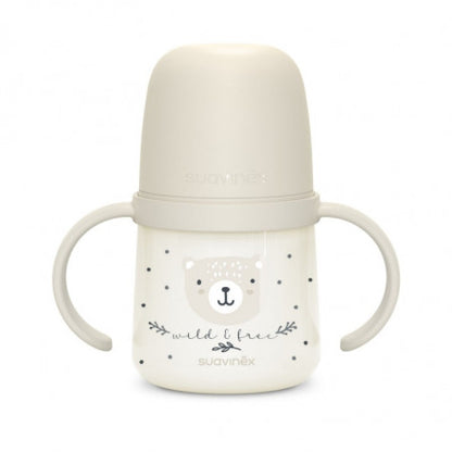 Biberón con asas de 150 ml Night & Day de Suavinex