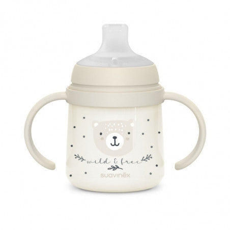 Biberón con asas de 150 ml Night & Day de Suavinex