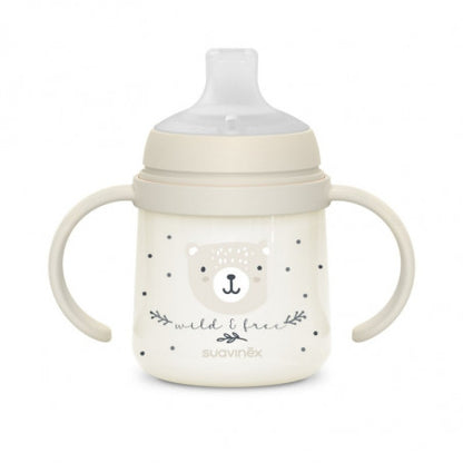 Biberón con asas de 150 ml Night & Day de Suavinex