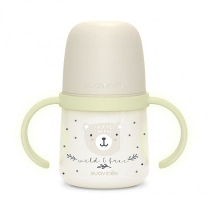Biberón con asas de 150 ml Night & Day de Suavinex