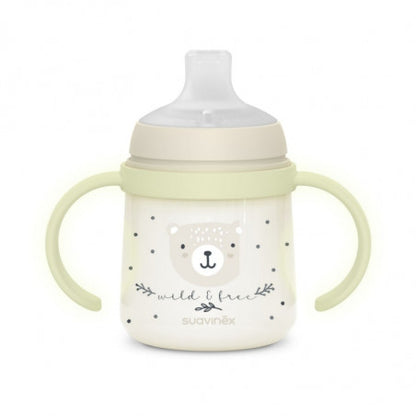 Biberón con asas de 150 ml Night & Day de Suavinex