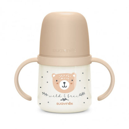 Biberón con asas de 150 ml Night & Day de Suavinex