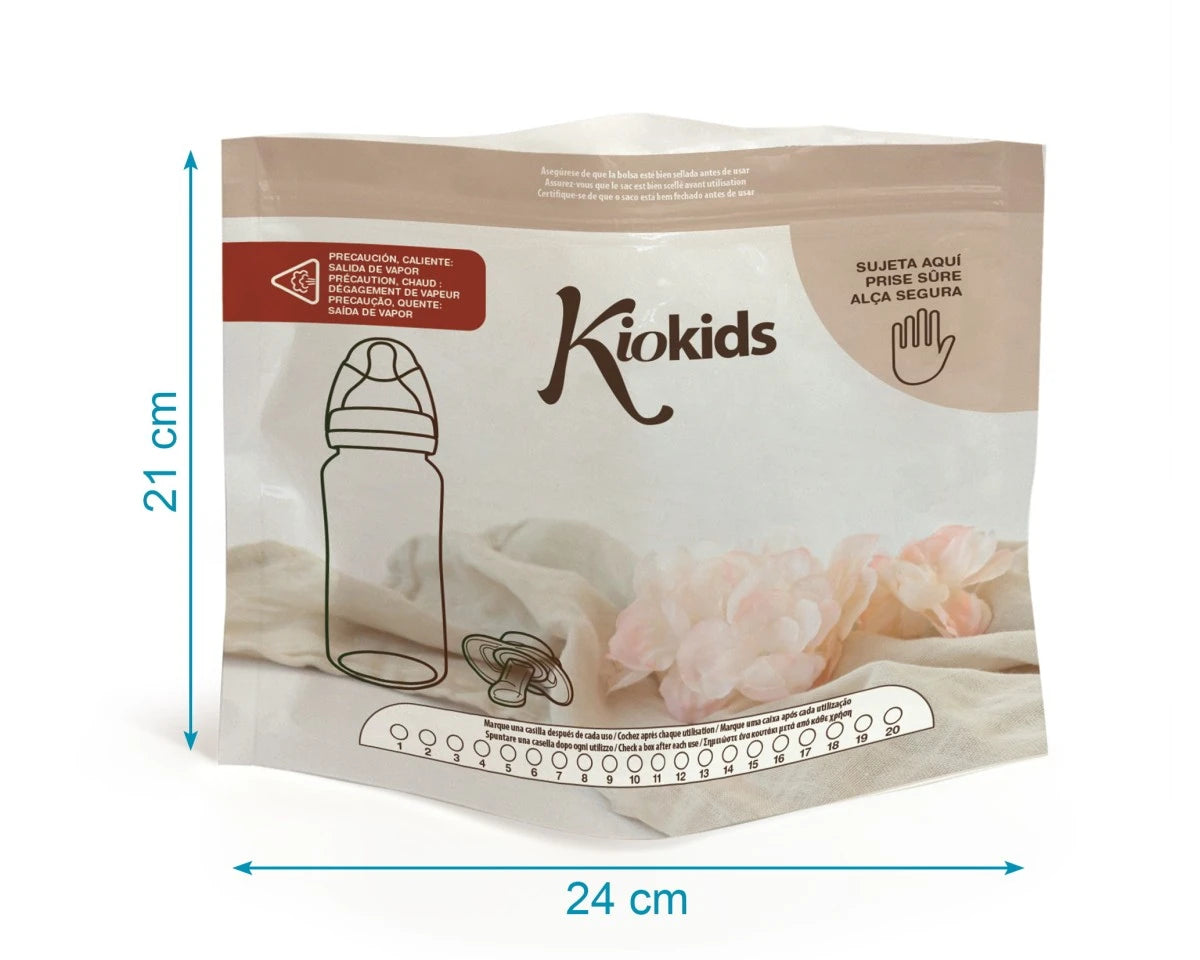 Bolsas de esterilización para microondas 6uds Kiokids