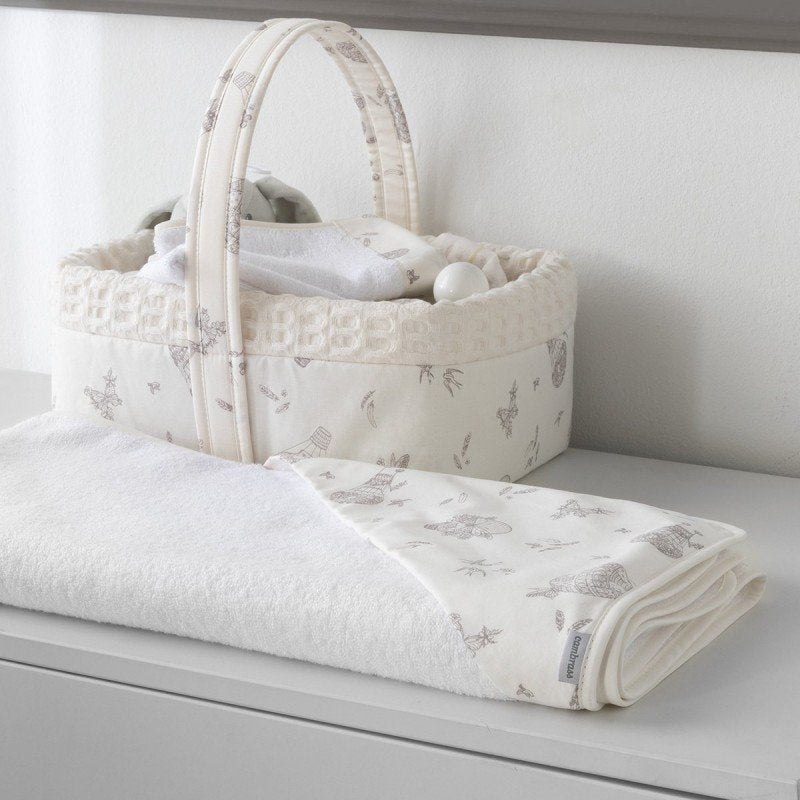 CESTA CANASTILLA 22.5x29x29 CM GLOBE CRUDO