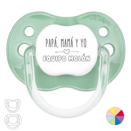 Chupete Divertido Papá, Mamá y Yo, Equipo Molón de Mi Pipo