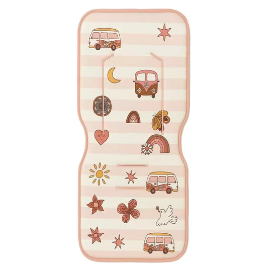 Colchoneta Recta Blanco/Rosa - Lovely Bimbidreams