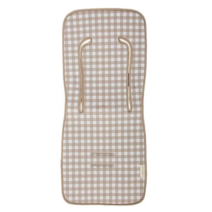 Colchoneta silla paseo estampada Vichi lino de Bimbidreams