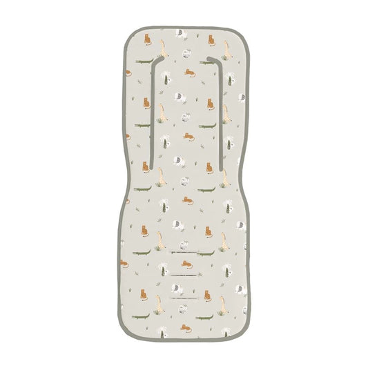 Colchoneta para silla de paseo universal Animalia de Bimbidreams